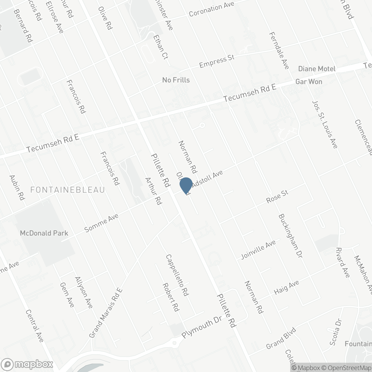 2526 OLIVE ROAD, Windsor, Ontario N8T 1E7